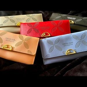 Forever young leather wallet